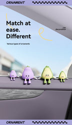 Car accessories ornaments car center console eggplant