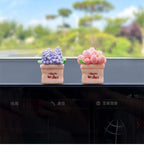 2025 new center console healing series potted plants