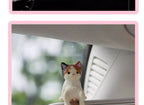 Super cute snooze cat car screen small decoration