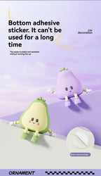 Car accessories ornaments car center console eggplant