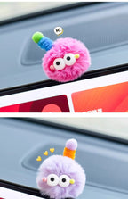 Hairball little monster car decoration creative cute doll