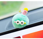 Hairball little monster car decoration creative cute doll