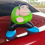 Car funny fat Tiger laser ray car decoration