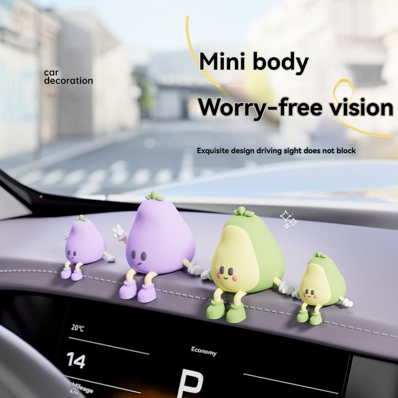 Car accessories ornaments car center console eggplant