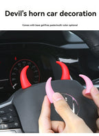 Creative funny car center console display mavericks corner steering wheel