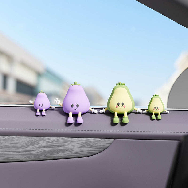 Car accessories ornaments car center console eggplant