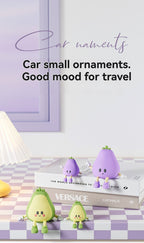 Car accessories ornaments car center console eggplant