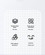 Car accessories ornaments car center console eggplant