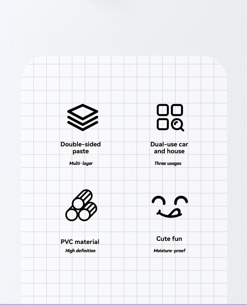 Car accessories ornaments car center console eggplant