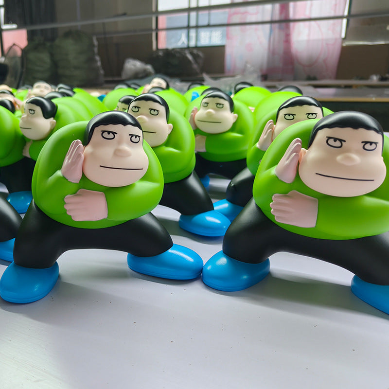 Car funny fat Tiger laser ray car decoration