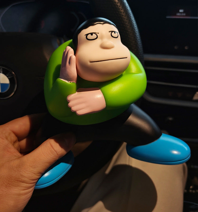 Car funny fat Tiger laser ray car decoration