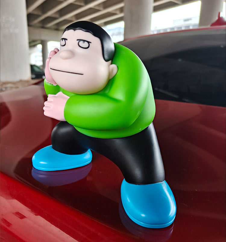 Car funny fat Tiger laser ray car decoration