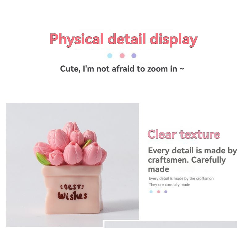 2025 new center console healing series potted plants