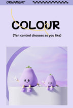 Car accessories ornaments car center console eggplant