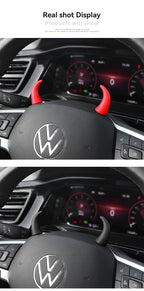 Creative funny car center console display mavericks corner steering wheel