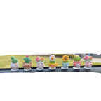 Cute simulation flower car decoration cactus