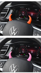 Creative funny car center console display mavericks corner steering wheel