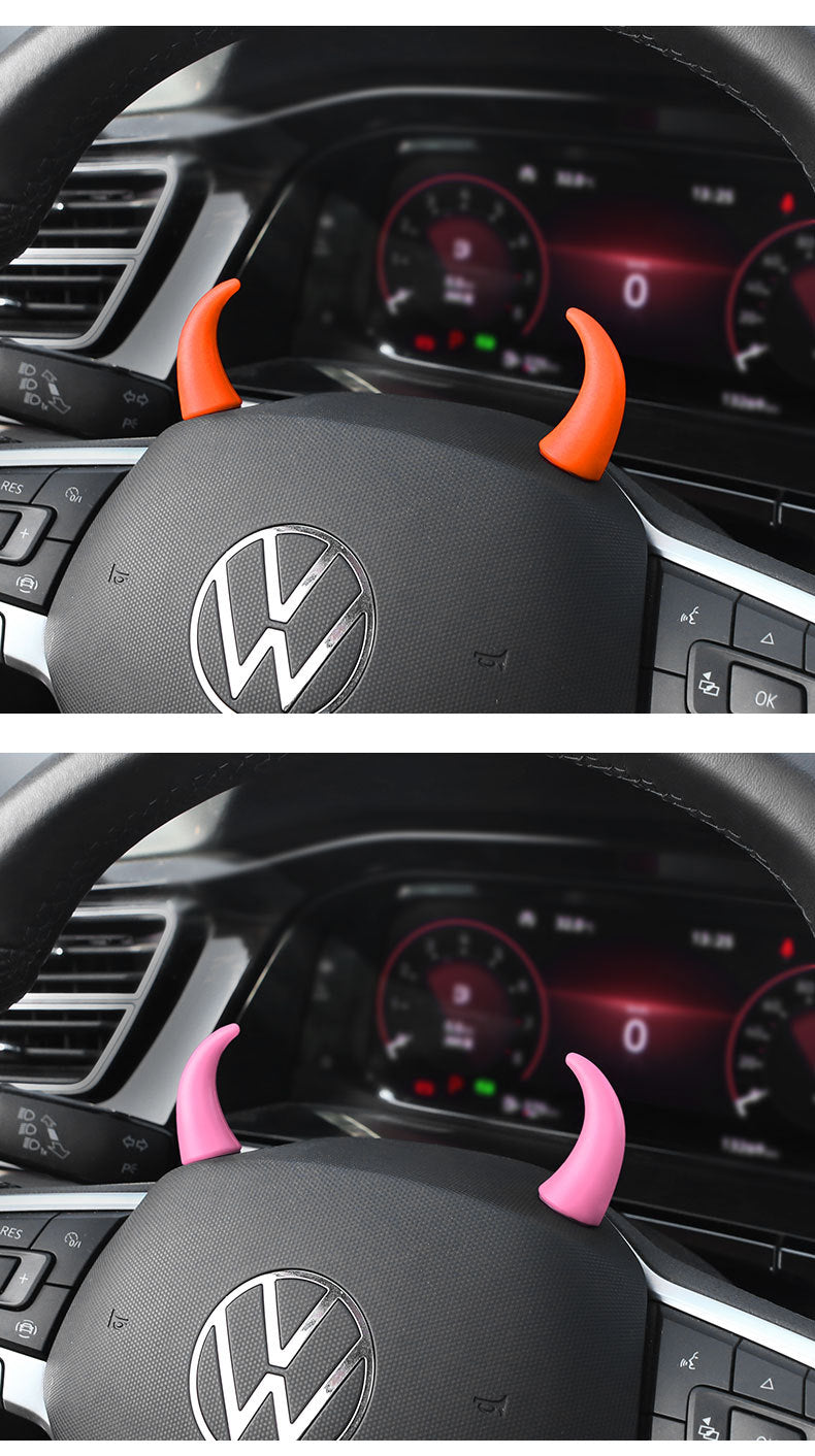 Creative funny car center console display mavericks corner steering wheel