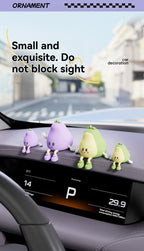 Car accessories ornaments car center console eggplant