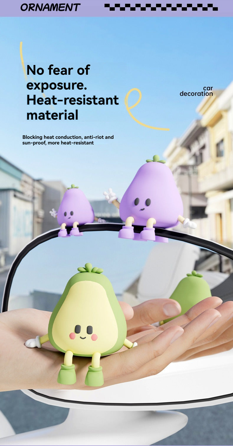 Car accessories ornaments car center console eggplant